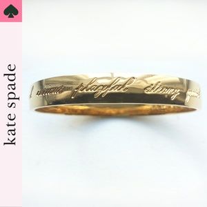 Kate Spade Heart of Gold Idiom Bangle